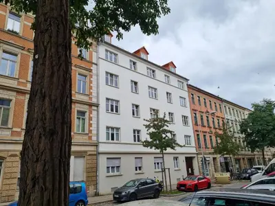 Das Gebäude in dem sich die Ferienwohnung befindet