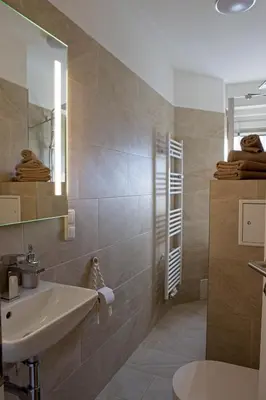Ein Badezimmer in der Unterkunft Dresden City Apartment zum Wohlfühlen