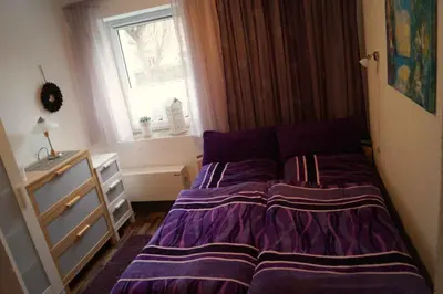 Ein Bett oder Betten in einem Zimmer der Unterkunft Apartment in Kreischa 3123