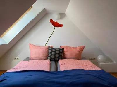 Ein Bett oder Betten in einem Zimmer der Unterkunft Urlaubshof Altkö
