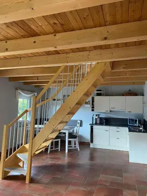 Küche/Küchenzeile in der Unterkunft Ferienhaus am Sonnenhang