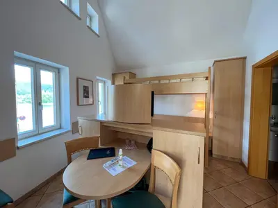 Küche/Küchenzeile in der Unterkunft Fährhaus Helios (ehem. Fährhaus Hesse)