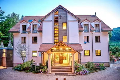 Das Gebäude in dem sich das Hotel befindet