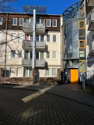 Das Gebäude in dem sich die Ferienwohnung befindet