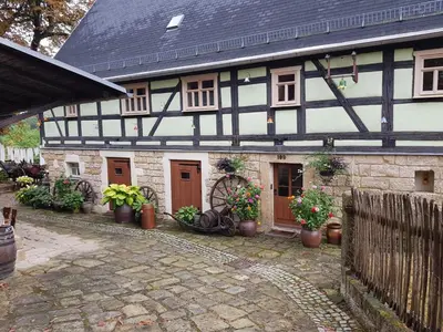 Das Gebäude in dem sich das Aparthotel befindet