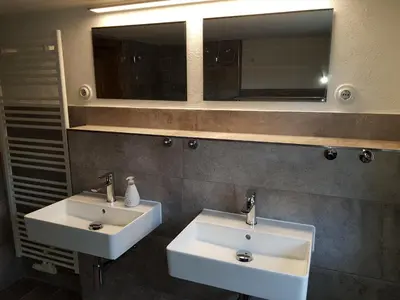 Ein Badezimmer in der Unterkunft Gohrischer Hof Anno 1798