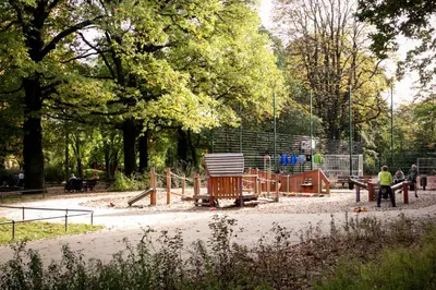 Ein Kinderspielbereich in der Unterkunft familienfr. FeWo in Dresden-Striesen