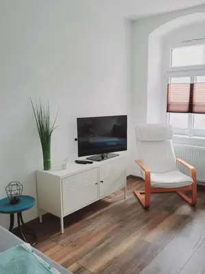 TV/Unterhaltungsangebot in der Unterkunft Terrassenwohnung Nordlicht