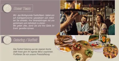 Essen im Gasthaus oder in der Nähe