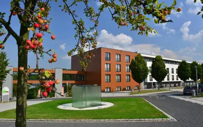 Das Gebäude in dem sich das Hotel befindet