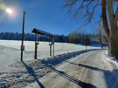 Erzhof Nassau- Gästezimmer an der Loipe im Winter