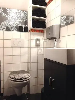 Ein Badezimmer in der Unterkunft VIP Design Apartment m. Dachterrasse