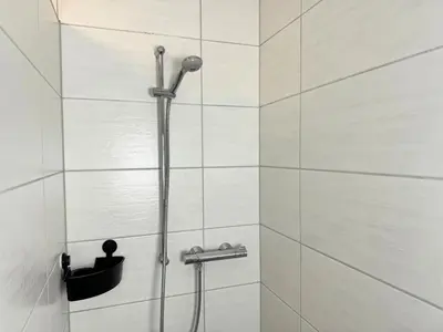 Ein Badezimmer in der Unterkunft Pension am Plan