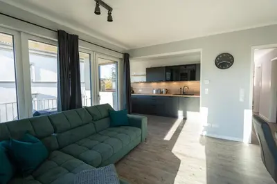 Küche/Küchenzeile in der Unterkunft Supreme City Dream mit Terrasse und Parkplatz - 110m²