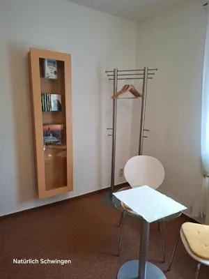 Die Bibliothek in der Ferienwohnung