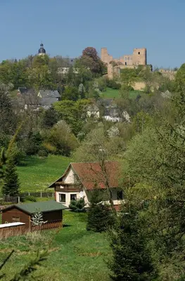 Naturlandschaft in der Nähe des Chalets