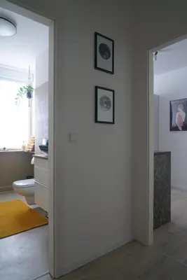 Ein Sitzbereich in der Unterkunft Apartment Carla