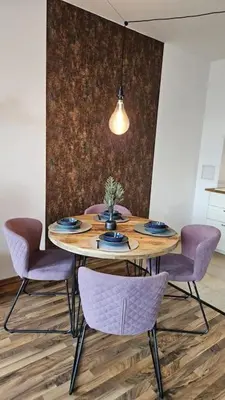 Ein Sitzbereich in der Unterkunft Zentrales 2 Raum Apartment