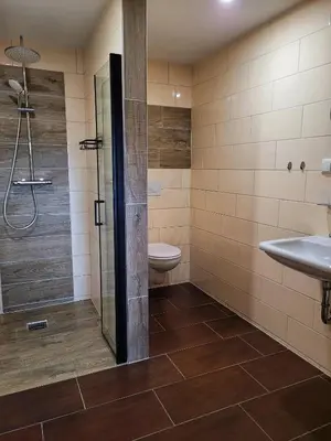 Ein Badezimmer in der Unterkunft Kulturstätte Gröditz