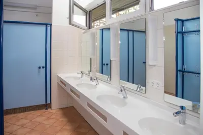 Ein Badezimmer in der Unterkunft Hafencamp Senftenberger See