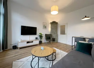 TV/Unterhaltungsangebot in der Unterkunft Wohnung in Radebeul