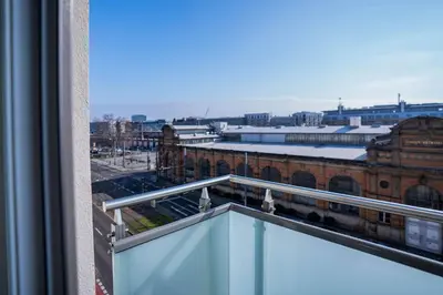 Ein Balkon oder eine Terrasse in der Unterkunft Prize by Radisson, Dresden Mitte
