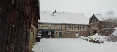 Flachshäusl im Winter
