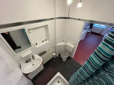 Ein Badezimmer in der Unterkunft home2stay Apartments in Dresden Altstadt