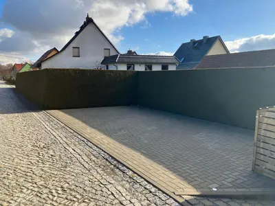 Das Gebäude in dem sich die Ferienwohnung befindet