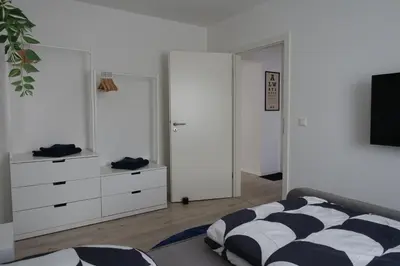 Ein Bett oder Betten in einem Zimmer der Unterkunft Apartment Annett