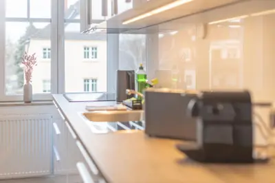 Grundriss der Unterkunft CoView - Design Apartment - 2 Schlafzimmer - Küche - Highspeed Wlan