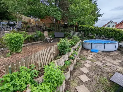 Ein Garten an der Unterkunft R1 - Urlaubsmagie - Bad Schandau fußläufig, Garten