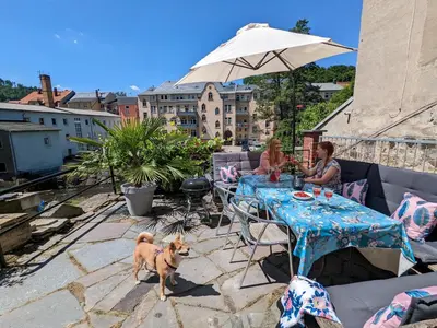 Grundriss der Unterkunft F2 - Urlaubsmagie Sauna, Pool & Garten