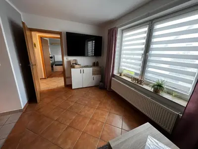 Küche/Küchenzeile in der Unterkunft Ferienwohnung Pobershau