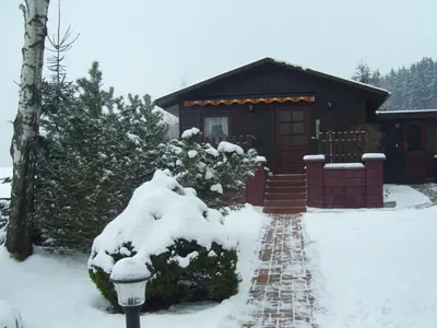 Holiday home by the forest im Winter