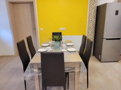 Küche/Küchenzeile in der Unterkunft Ferienwohnung am Wald