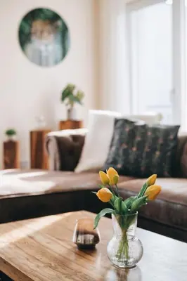 Ein Sitzbereich in der Unterkunft Stilvolles Apartment in Dresden