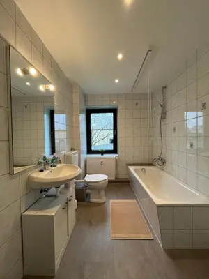 Ein Badezimmer in der Unterkunft Mikro Apartment Großenhain