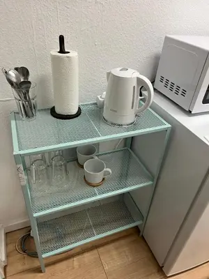 Küche/Küchenzeile in der Unterkunft Mikro Apartment Großenhain