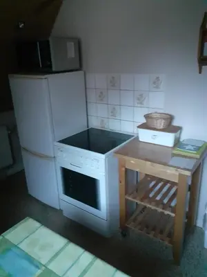 Küche/Küchenzeile in der Unterkunft HAUS ZUR SONNE