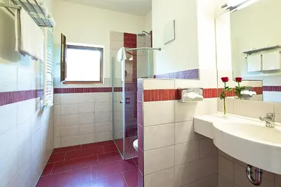 Ein Badezimmer in der Unterkunft Hotel Kloster Nimbschen 4 Sterne
