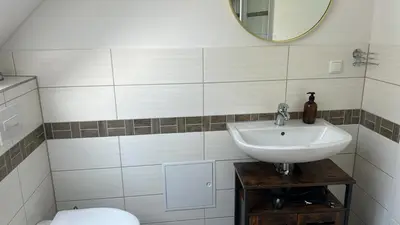 Ein Badezimmer in der Unterkunft Schönherrstrasse