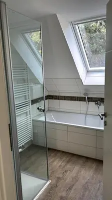 Ein Badezimmer in der Unterkunft Schönherrstrasse