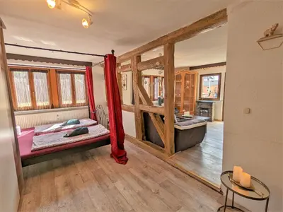 Ein Bett oder Betten in einem Zimmer der Unterkunft UT - Urlaubsmagie - Urlaubstraum mit Pool & Sauna