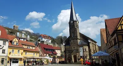 Das Gebäude in dem sich die Ferienwohnung befindet