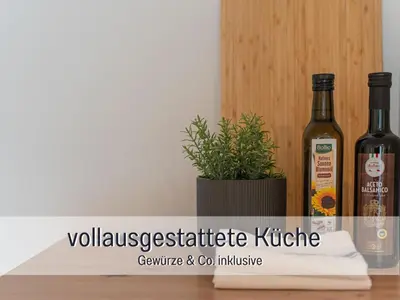 Getränke in der Unterkunft Benville BV08 - helle 92 qm Fewo in Villa - ruhige Lage - Großer Garten & ÖPNV fußläufig