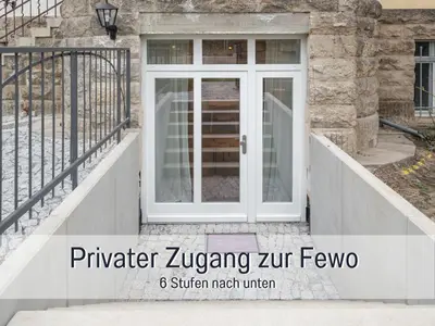 Das Gebäude in dem sich die Ferienwohnung befindet