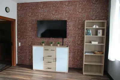 TV/Unterhaltungsangebot in der Unterkunft Ferienwohnung am Windberg