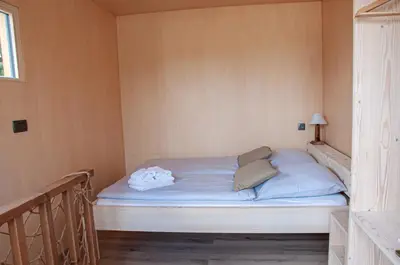 Ein Bett oder Betten in einem Zimmer der Unterkunft Haus Moppi
