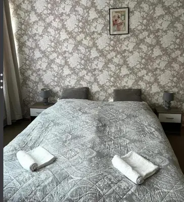 Ein Bett oder Betten in einem Zimmer der Unterkunft Zimmervermietung Freiberg Zentrum
